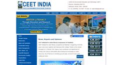 Desktop Screenshot of ceetindia.org